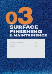 Cover of the Surface finishing and maintenance section