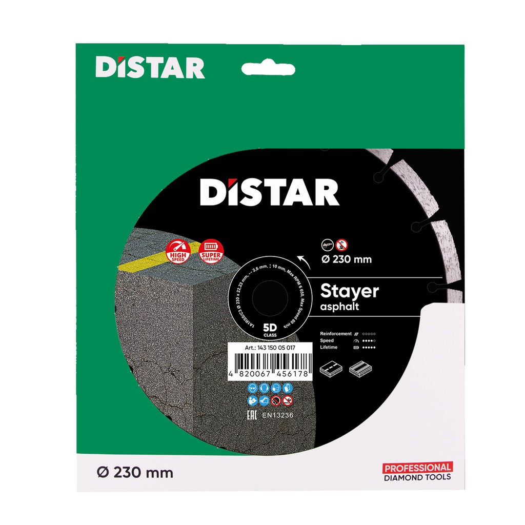 Distar 1A1RSS Stayer ∅230mm Diamond Blade