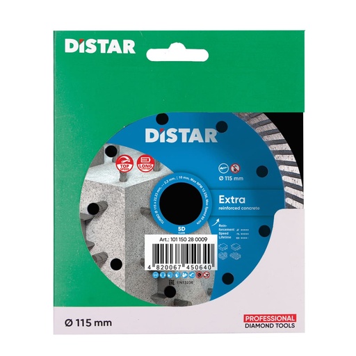 Distar Turbo Extra ∅115-180mm Diamond Blade 1
