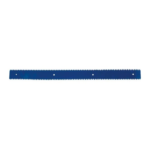 BLUE SQUEEGEE BLADE 24", TRIANGULAR SERRATIONS 3MM - 6MM