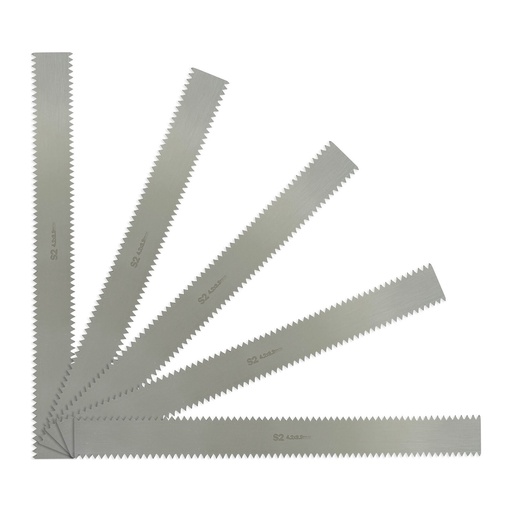 Notched blade 11" (280x30mm) S2 stainless