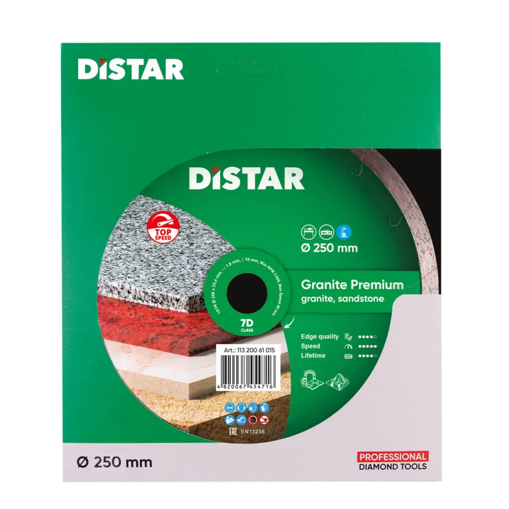 Distar 1A1R Granite Premium ∅125-400mm Diamond Blade