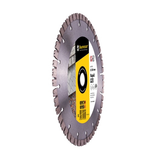 Baumesser 1A1RSS Rapid Pro ∅125-350mm Diamond Blade