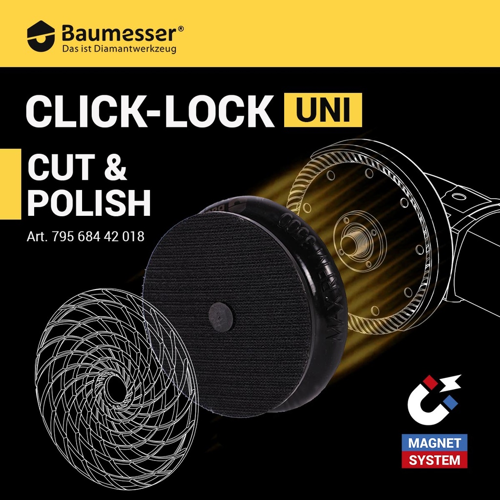 BAUMESSER CLICK-LOCK UNI HOLDER