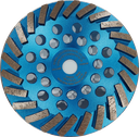 [TGC180MF25G] Turbo Grinding Cup Disc ∅100-180mm (G25, Medium Floor MF (Medium Bond), ∅ 180mm / 7")