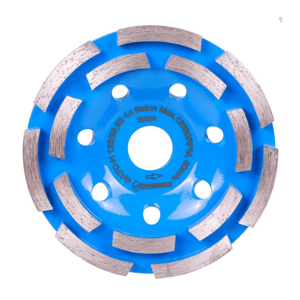 [16915440011] Double Row Grinding Cup disc EXTRA MAX  ∅125-180mm (∅ 125mm / 5")