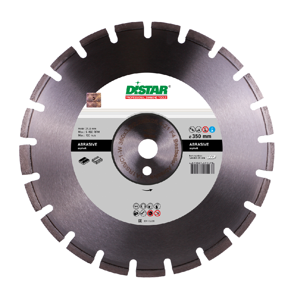 Distar 1A1RSS/C1-W Abrasive Diamond Blade ∅350-500mm