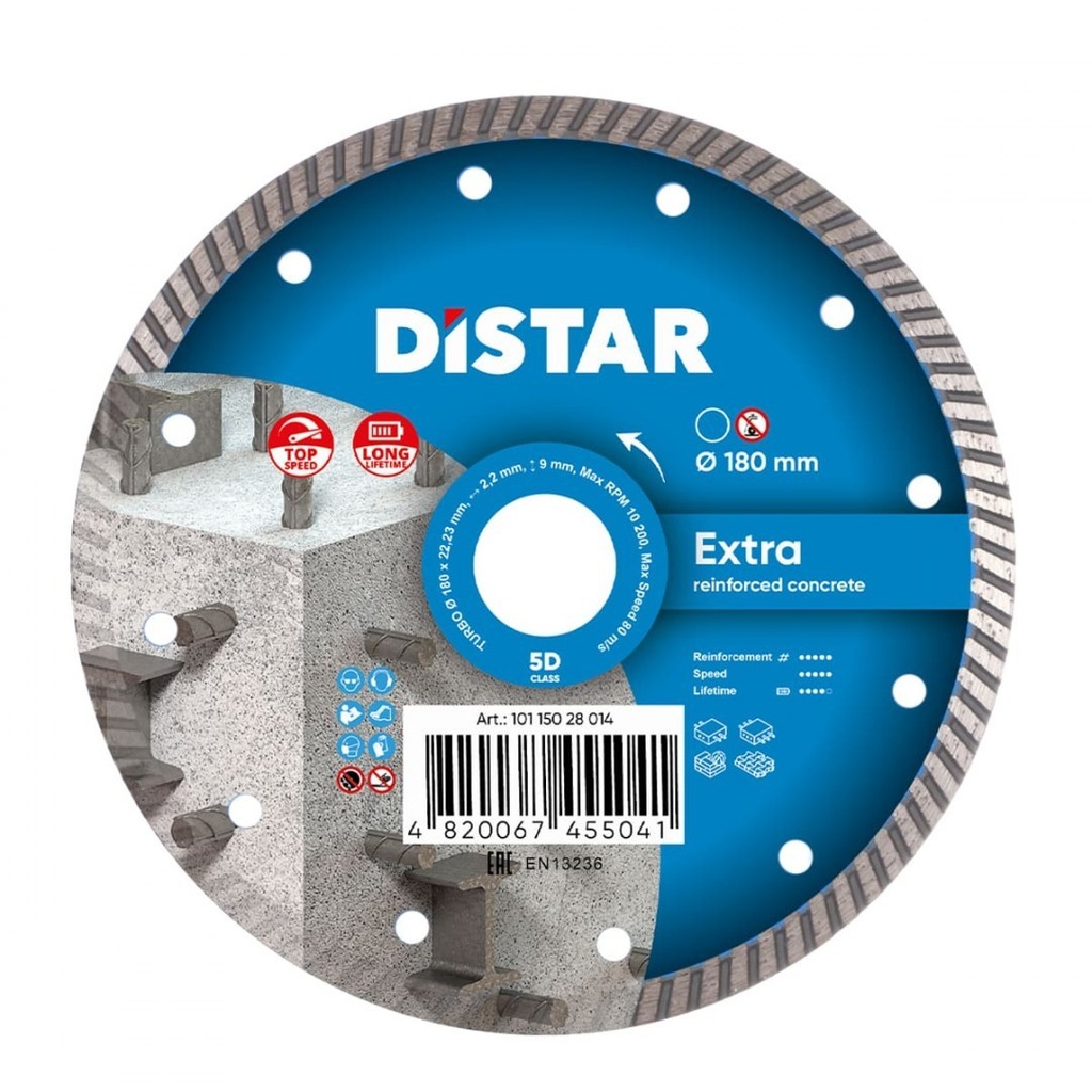 Distar Turbo Extra ∅115-180mm Diamond Blade