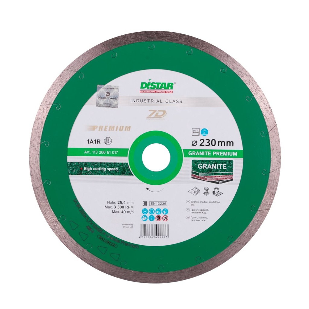 Distar 1A1R Granite Premium Diamond Blade ∅125-400mm