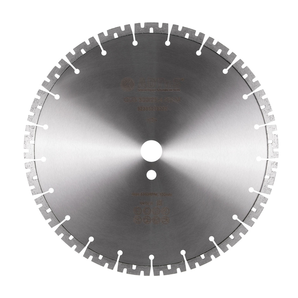 [32385073022 10170085334] ADTnS CLG RS-M ∅300-450mm Diamond Blade (∅ 300mm / 11.8”)