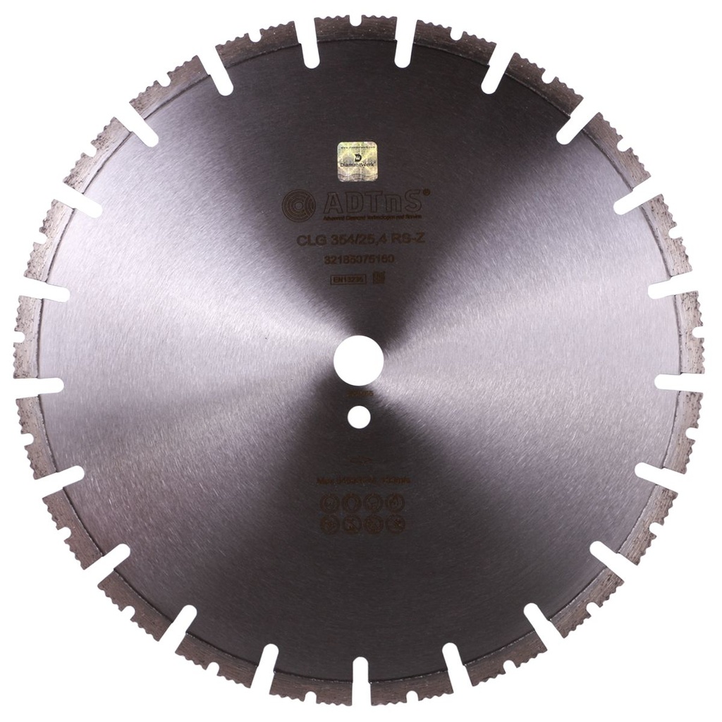 [32185075171 10170085328] ADTnS 1A1RSS CLG RS-Z ∅300-600 Diamond Blade (∅ 300mm / 11.8”)