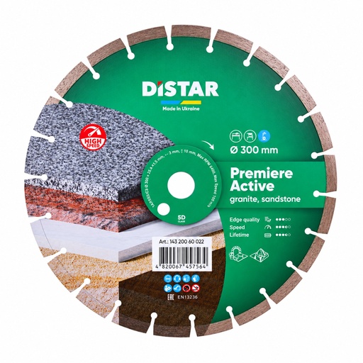 [14320060024] Distar 1A1RSS/C3 Premier Active ∅350mm Diamond Blade