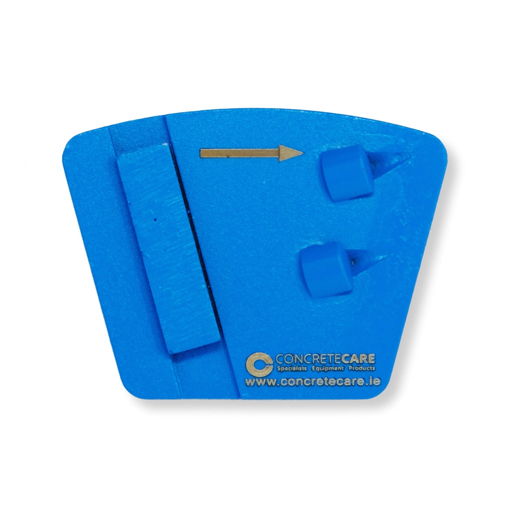 Diamond Tool Easy Fit PCD 2x1/4+1bar Segment (Left (Anti Clockwise))