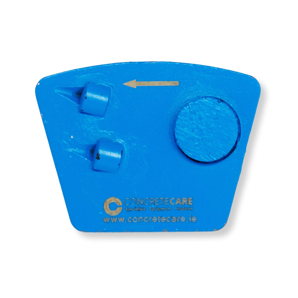 Diamond Tool Easy Fit PCD 2x1/4+1round Segment