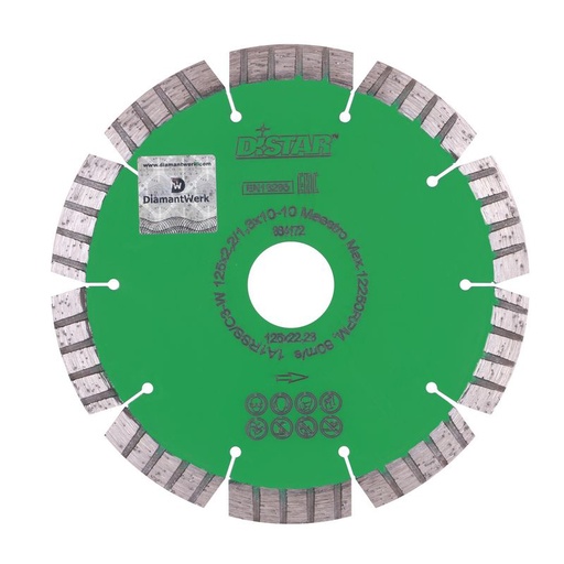 [12315051010    H12] Distar 1A1RSS-W Maestro Diamond Blade ∅125-230mm (∅ 125mm / 5")