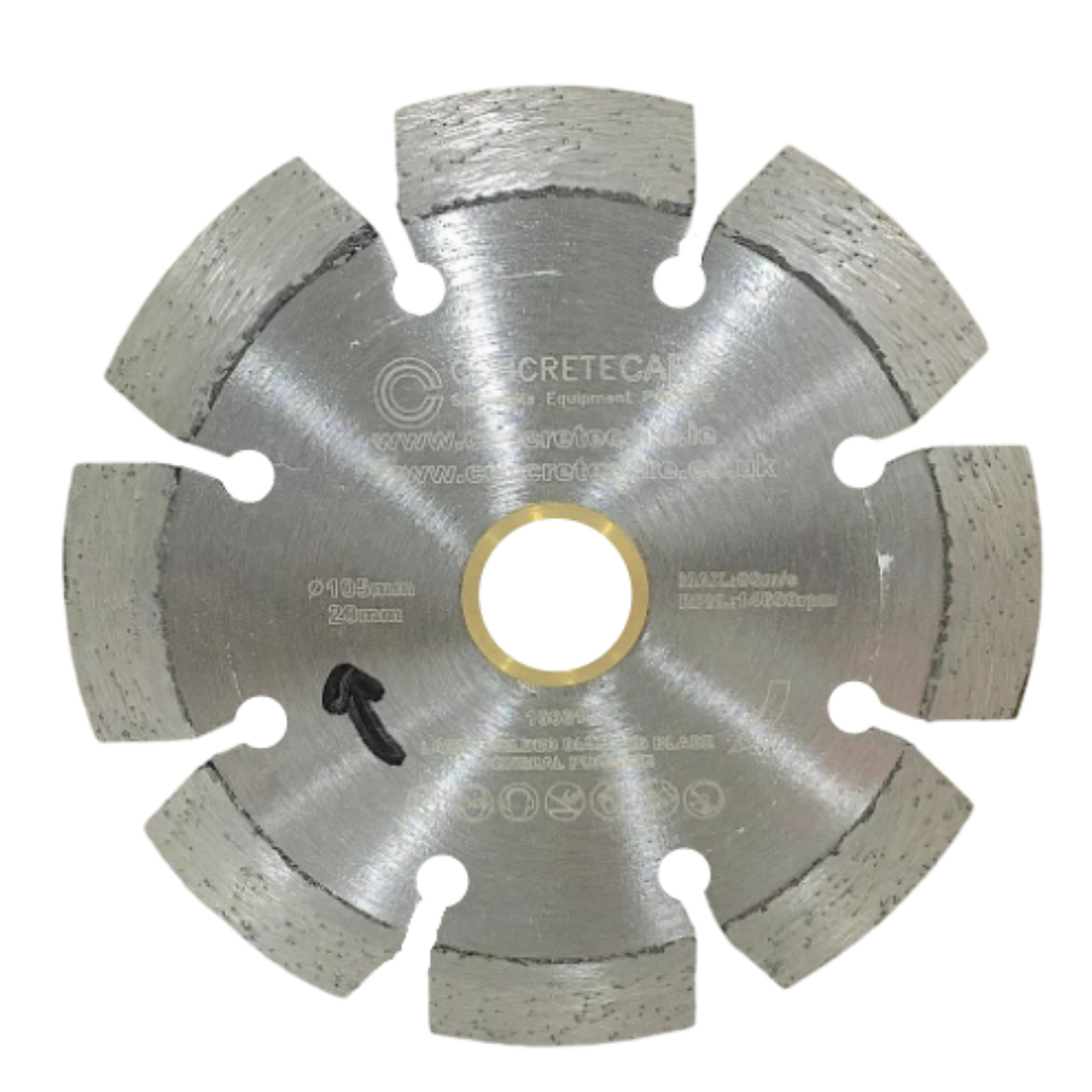 Segmented Diamond Blade Laser Welded