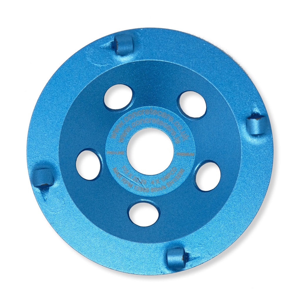 [PCDGC14115] PCD Cup Disc 1/4 segments ∅115-180mm (∅ 115mm / 4.5")