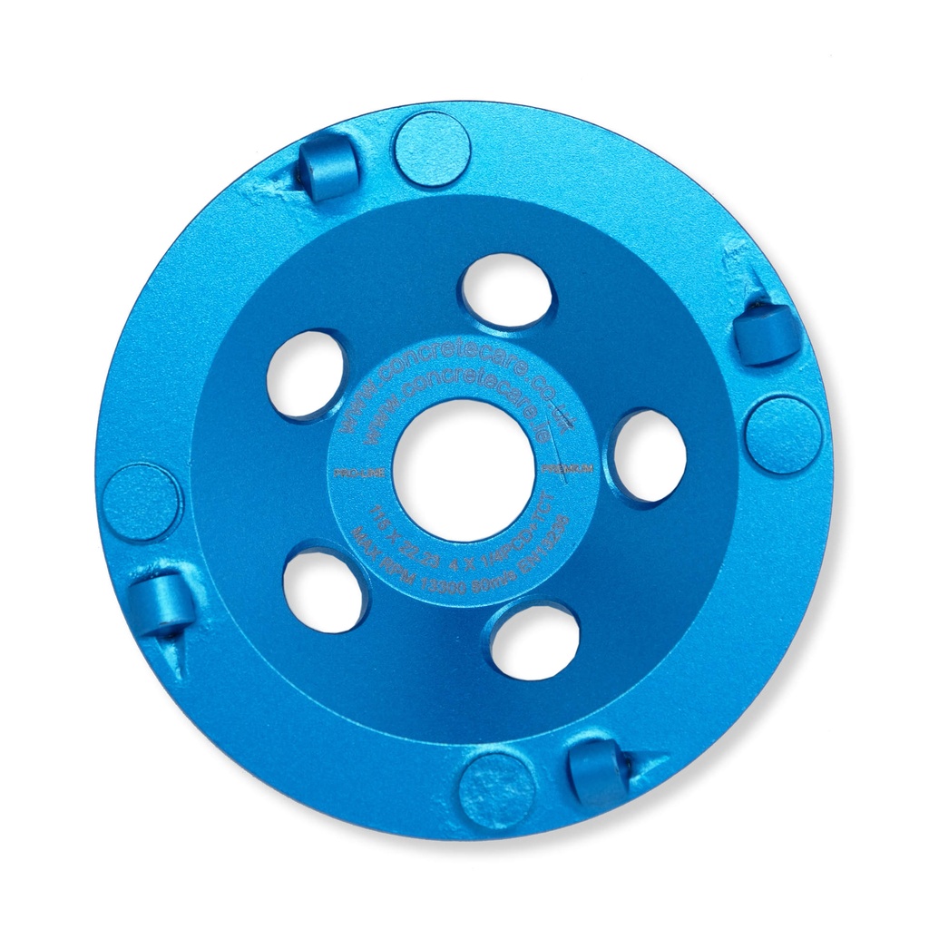 [PCDTCTGC14115] PCD TCT Cup Disc 1/4 segments ∅115-180mm (∅ 115mm / 4.5")