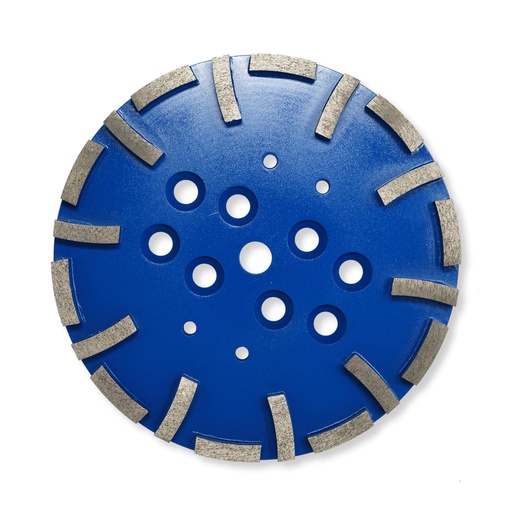 Diamond Grinding Plate 20seg 250mm (G80, Medium Floor MF (Medium Bond))