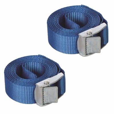 Cam Buckle Tie Down Strap 2.5m x 25mm 2pk