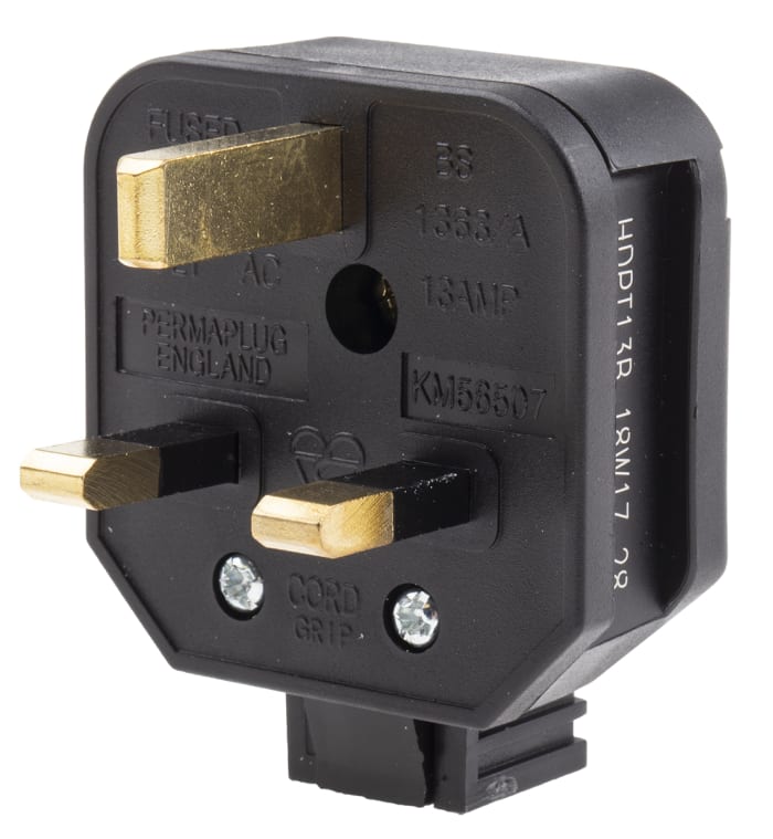 Thermoplastic 250V 13A UK Plug