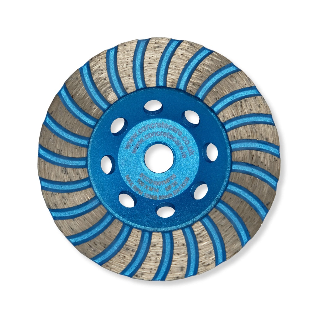 [STCD100TMF25] Sintered Turbo Diamond Grinding Cup Disc ∅100-180mm (∅ 100mm / 4", M14)