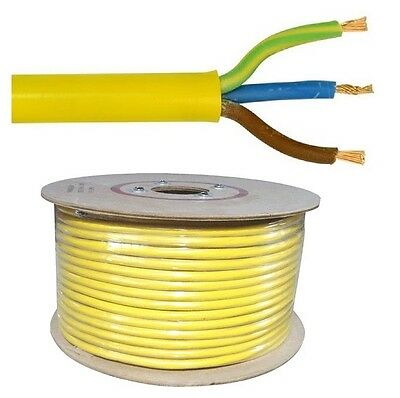[A5A302Y1R] Cable Artic Flex Yellow PVC 3x2.5-4sq mm (110V) (2.5mm²)
