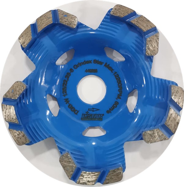 [16915387011] Diamond grinding cup disc 125mm Distar DGS-W Grindex Star