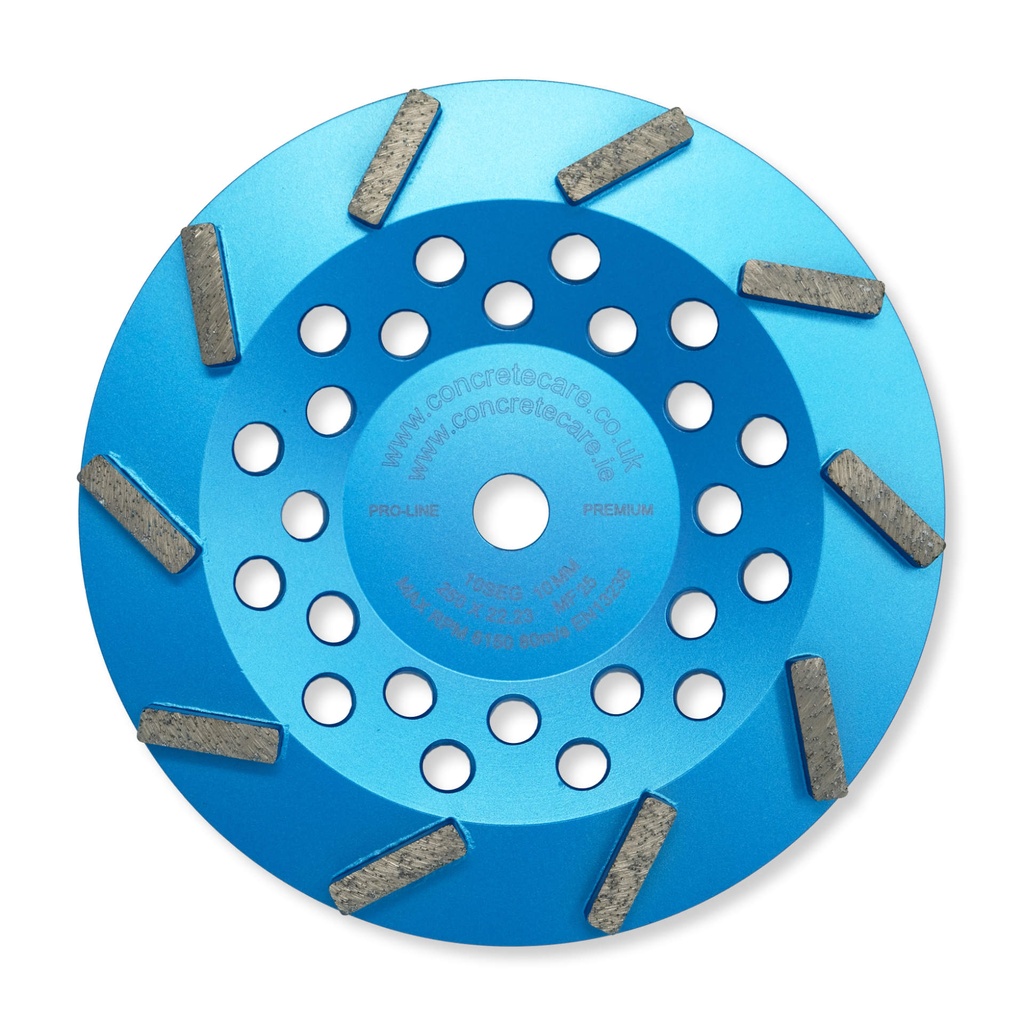 [TGC25010SMF25G] Turbo Grinding Cup 250mm 10 segment (Medium Floor MF (Medium Bond))