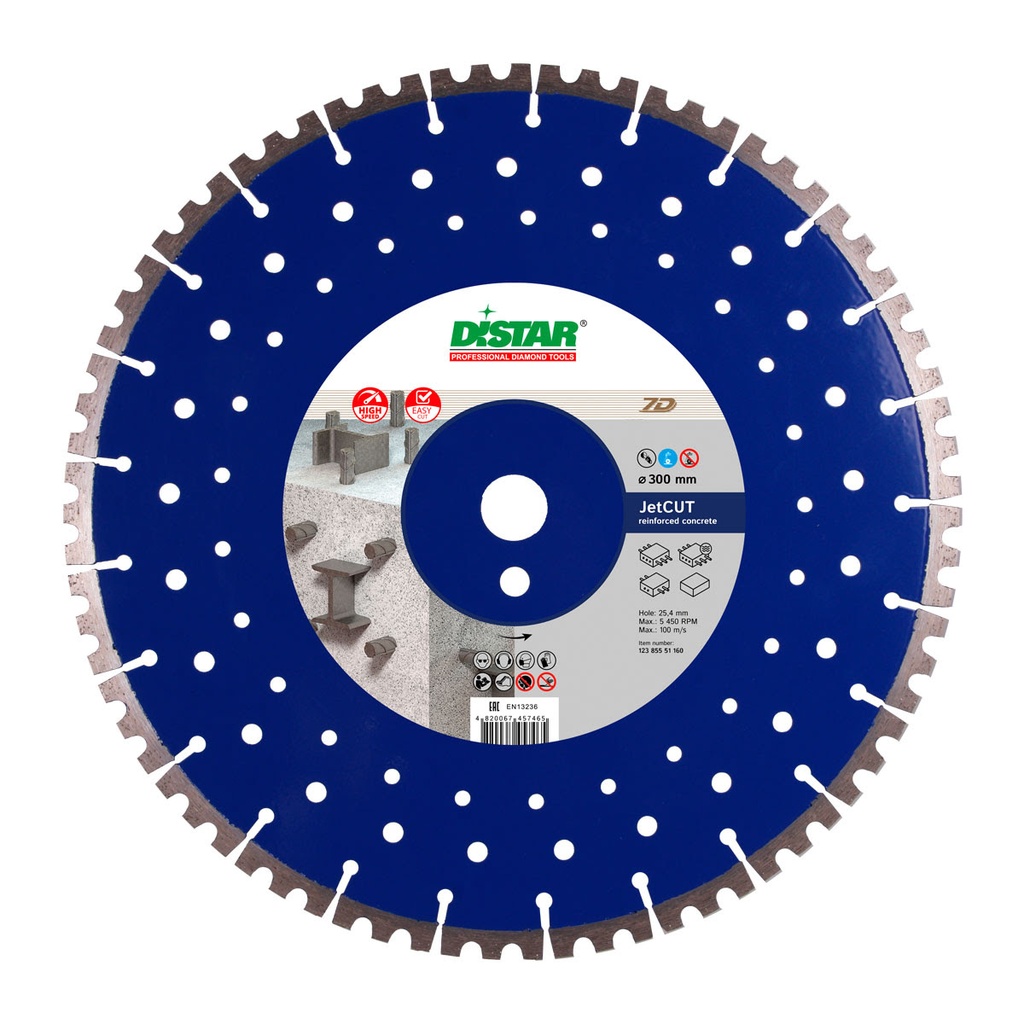 [12385085022] Distar JetCUT Diamond Blade ∅304mm - 404mm (∅ 304mm / 12”)