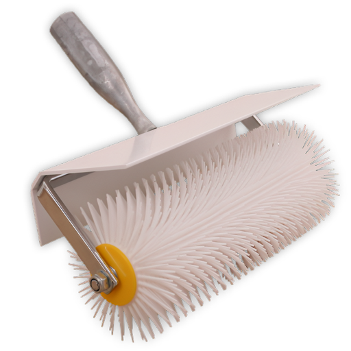Spike Roller with 31mm Spikes / Splash guard Frame 250-750mm (250mm / 10")