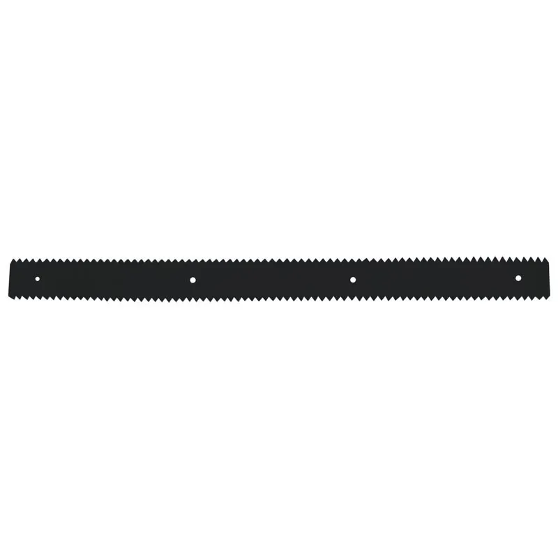 Rubber blade Squeegee 24" notched V6  6x6.5mm