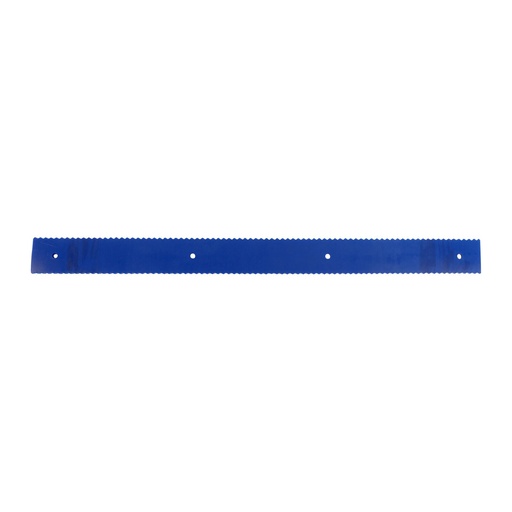 [647144] BLUE SQUEEGEE BLADE 24", TRIANGULAR SERRATIONS 3MM - 6MM