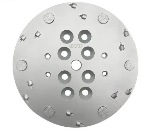 [PCDTCT12L] PCD TCT 12,1/4 PCD + 6 TCT Grinding Plate 250mm (Left (Anti Clockwise))