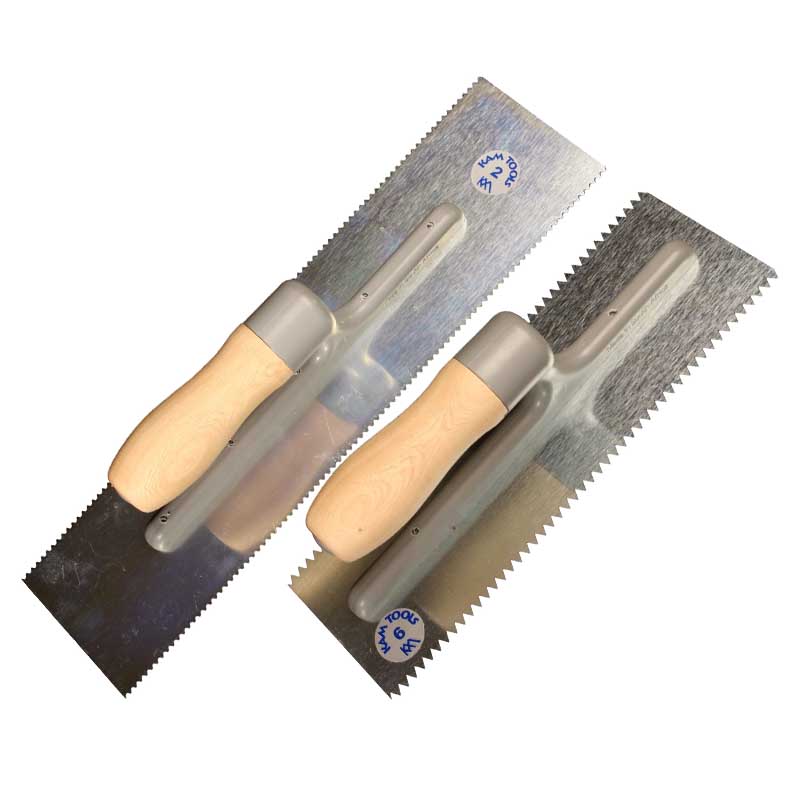 [BT29103] Double Edged V Notched Trowel (290mm, V3)