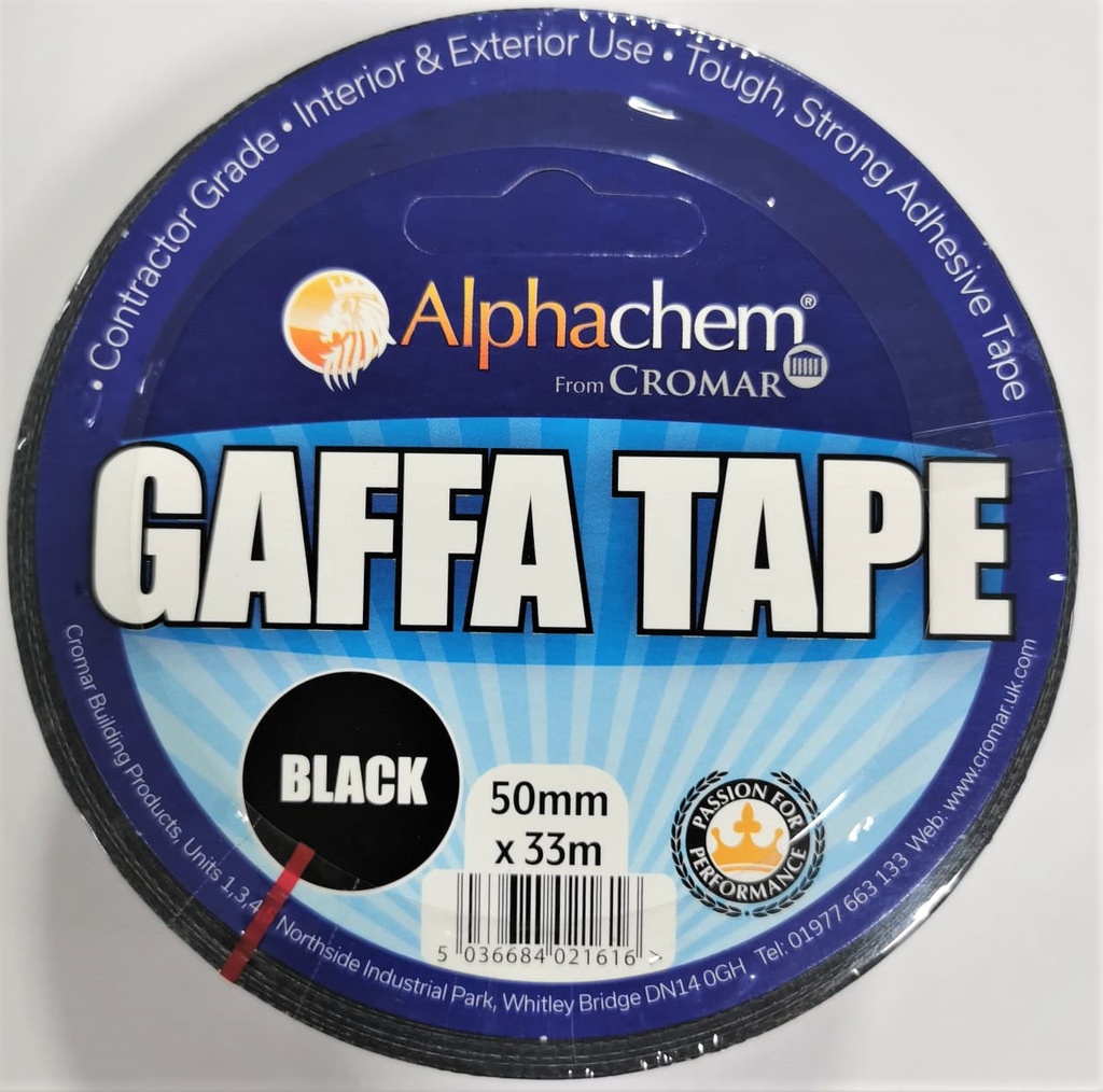 Gaffa Tape Black 50mm x 33mtr