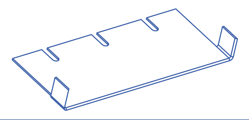 U Blade 230 x 100 x 2mm for SC20