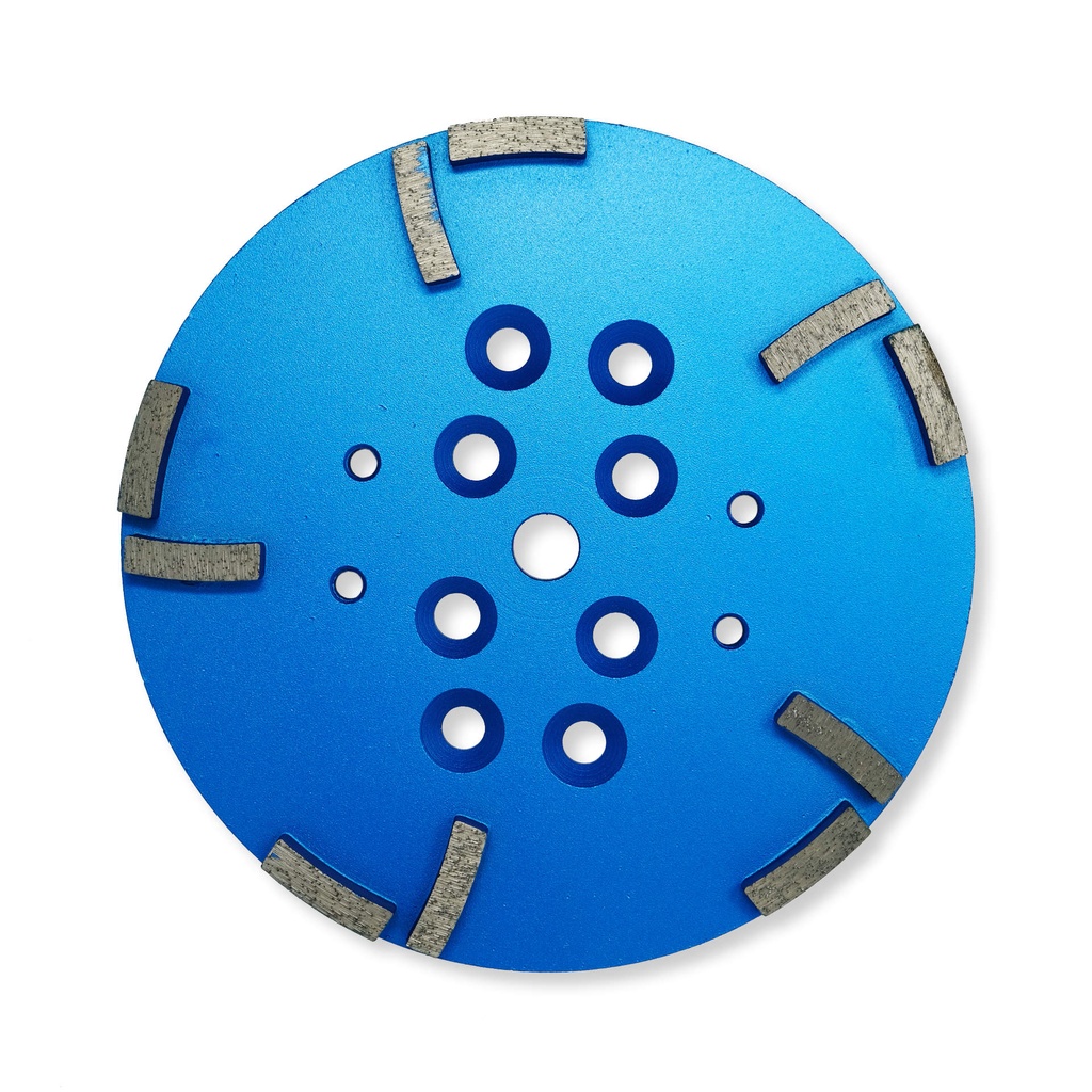 Diamond Grinding Plate 10seg 250mm (G 6, Medium Floor MF (Medium Bond))