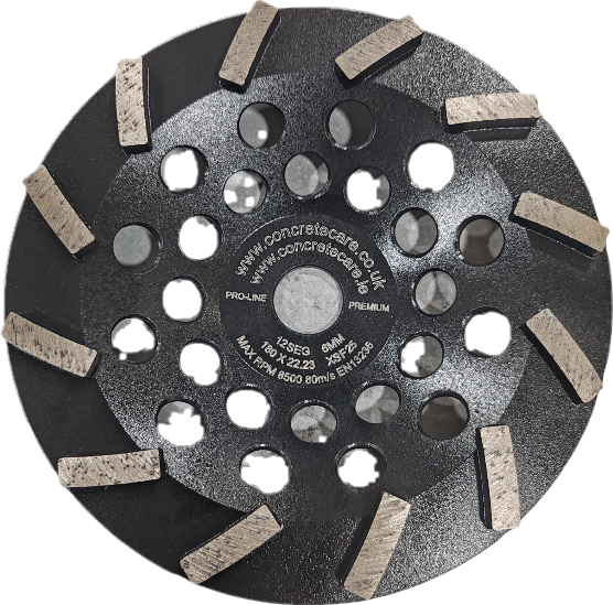 12 Segment Turbo Diamond Grinding Cup Disc ∅180mm