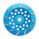[12CD180MF120G] 12 Segment Turbo Diamond Grinding Cup Disc ∅180mm (G120, Medium Floor MF (Medium Bond))