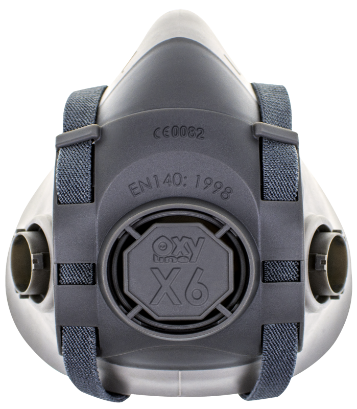 [OXY-X6-M] X6 half mask TPR rubber (bayonet) (M (Medium))