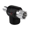 Aluminum Dust collector DrillSTREAM 1_1/4UNC(in)x1_1/4UNC(out)