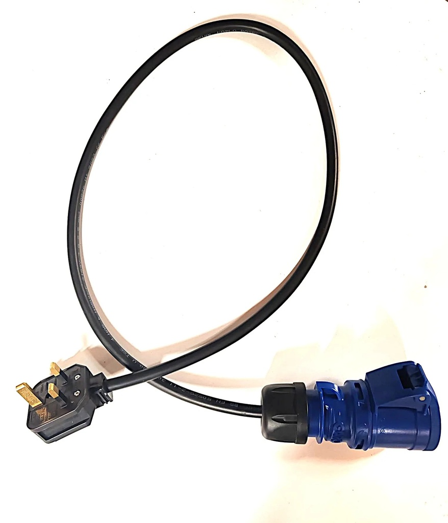 HD Fly Lead 1m Cable Adapter 13A-16A 220V (2.5mm²)