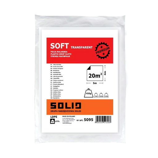 [5095] Transparent foil 4x5m=20m2 (Soft)