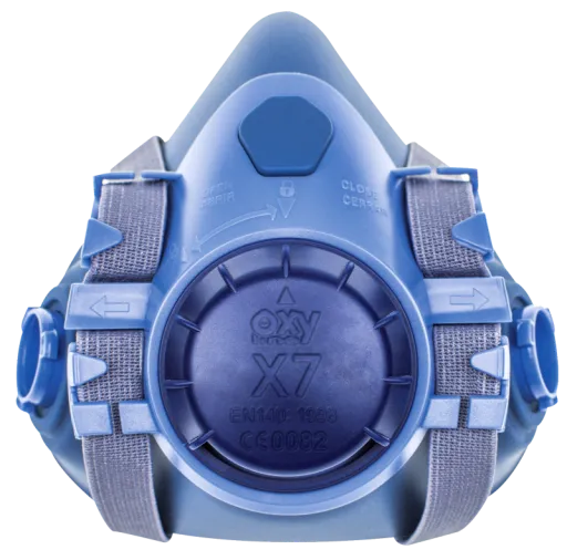 [OXYX7M] X7 Silicone Half Mask (bayonet) (M (Medium))