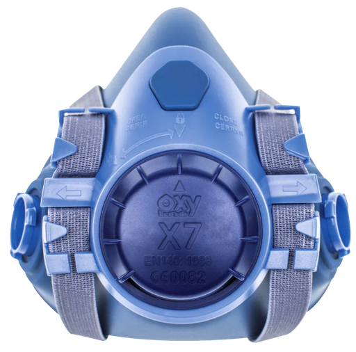 [OXYX7M] X7 Silicone Half Mask (bayonet) (M (Medium))