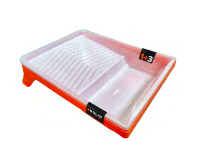 SET Paint tray SOLID for the roller 18cm+ liners 3 pcs/