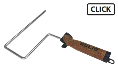 [6610] Paint roller handle Maxi 18cm 2K CLICK Cork
