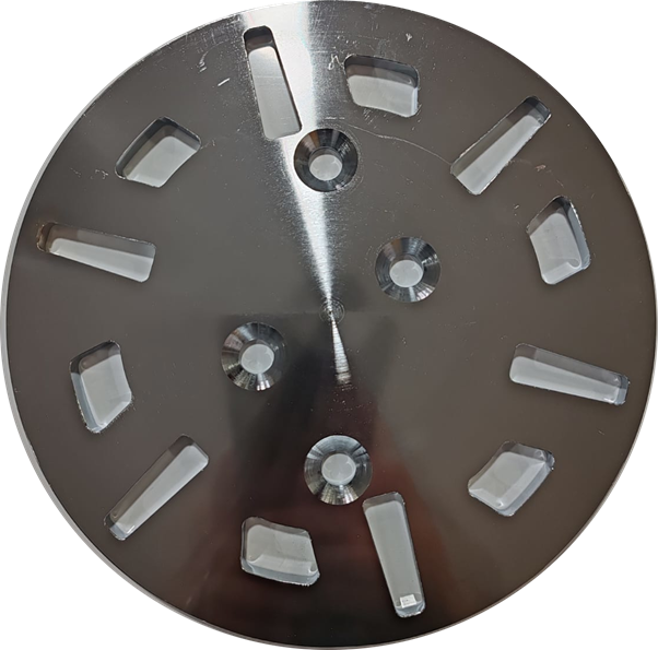 Carrier plate for  EASY FIT segments for GC250