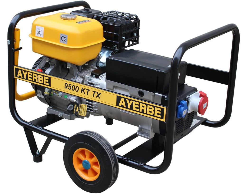 [5430075] AYERBE 9500TX E 9.5KVa Three Phase Petrol Generator